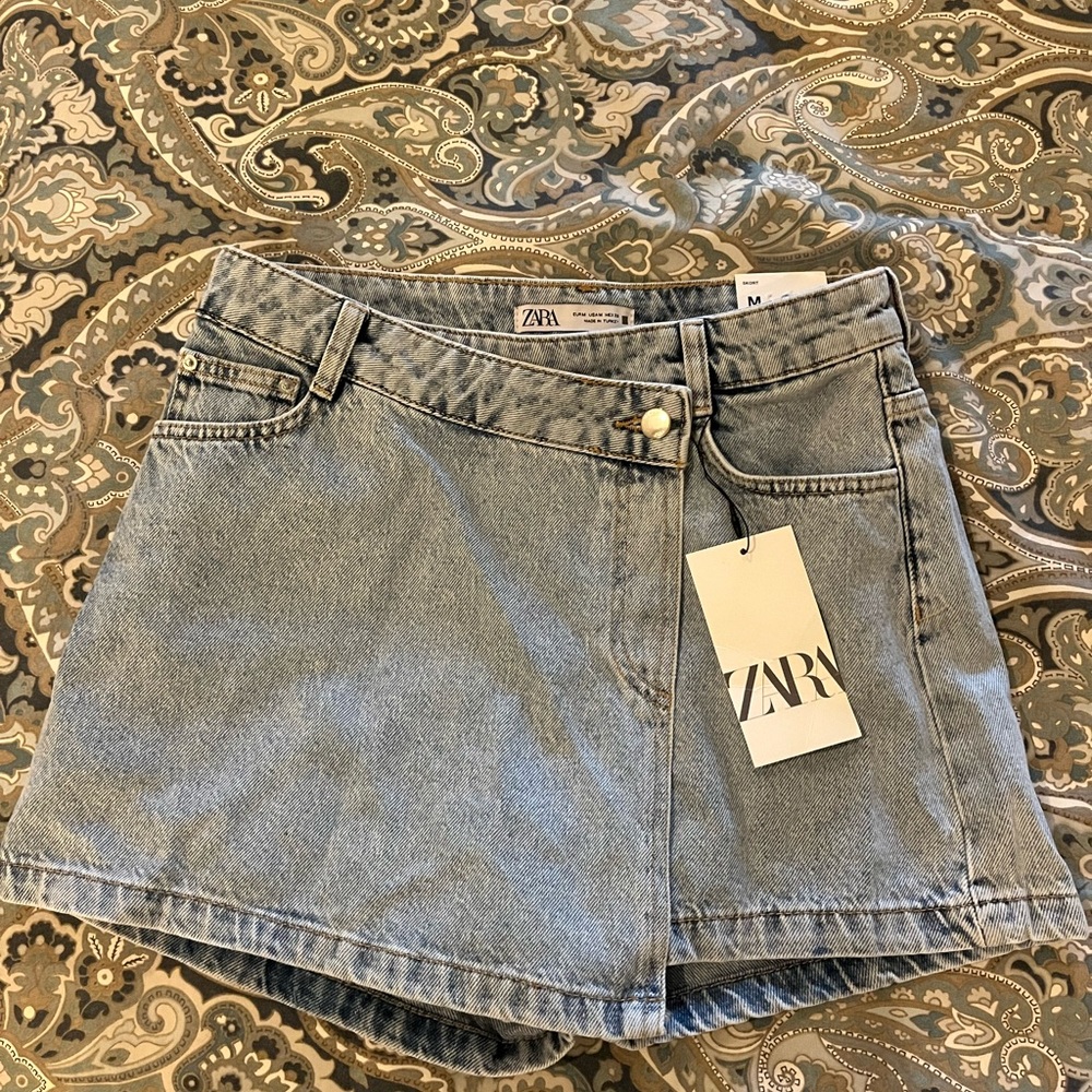 Zara denim skirt